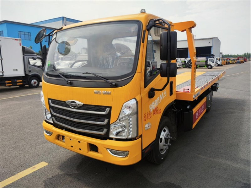 國六福田領航藍牌清障車