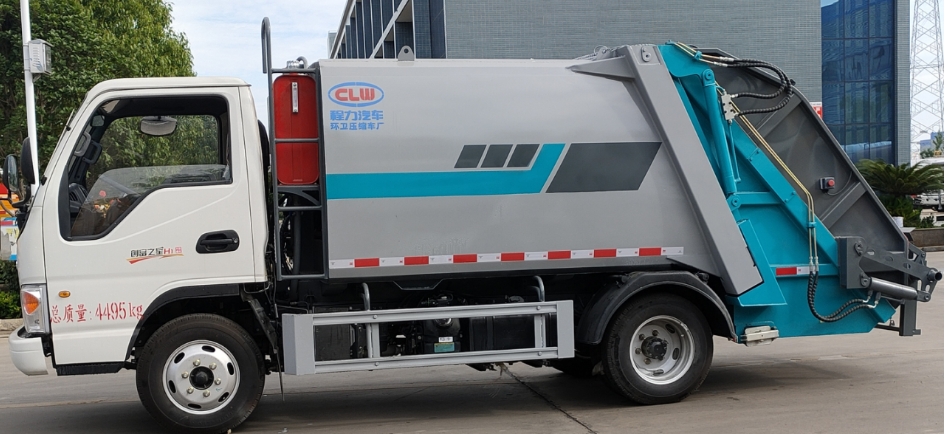 國六 藍牌 江淮5.8方藍牌壓縮垃圾車